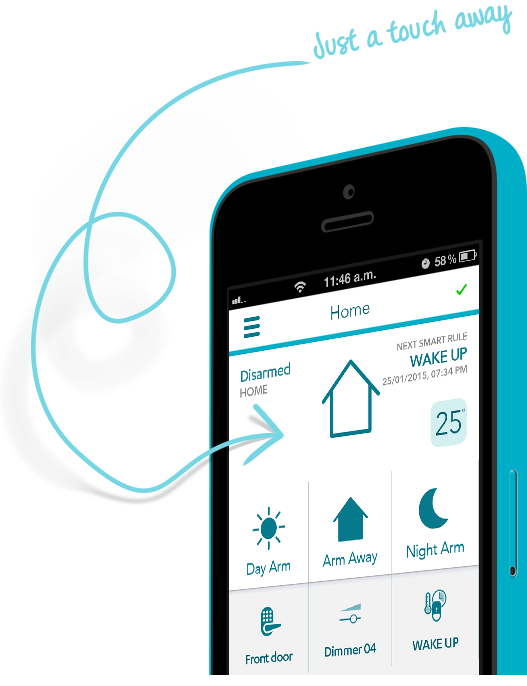 Control it with your smartphone